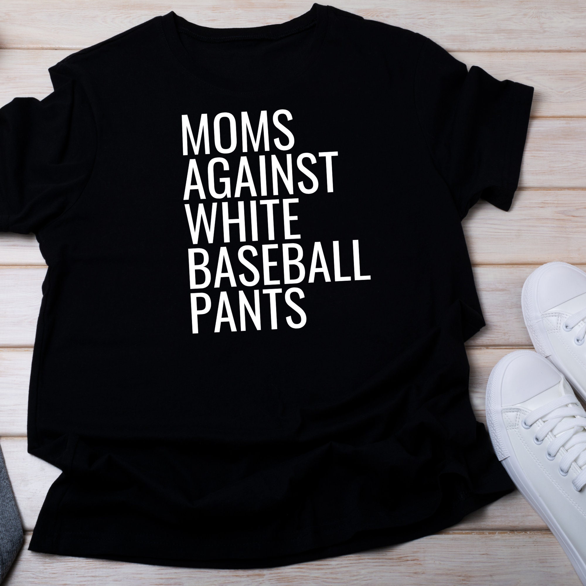 Moms Against White Baseball Pants SVG File, PDF File, INSTANT Digital