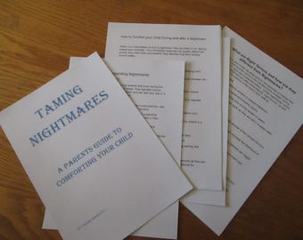 Taming Nightmares, A parents guide