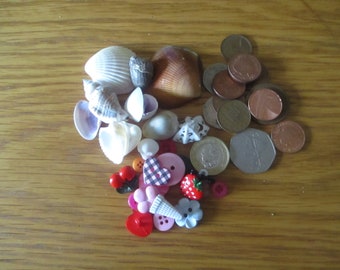 Coins, Shells & Buttons - Creative Therapy exercise