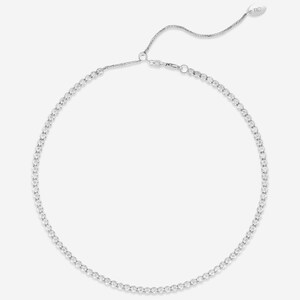 wedding necklace, Tennis necklace, everyday necklace, dainty necklace, minimalist necklace, tiny necklace, daily wear necklace, trendy necklace