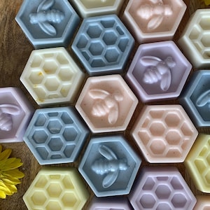 Honey Comb Bee Soap Favors, baby shower favors, wedding favors