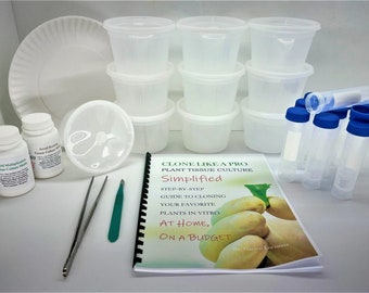 Starter Kit Plant Tissue Culture Cloning for Philodendron, Hoya, Anthurium, Alocasia, and Similar