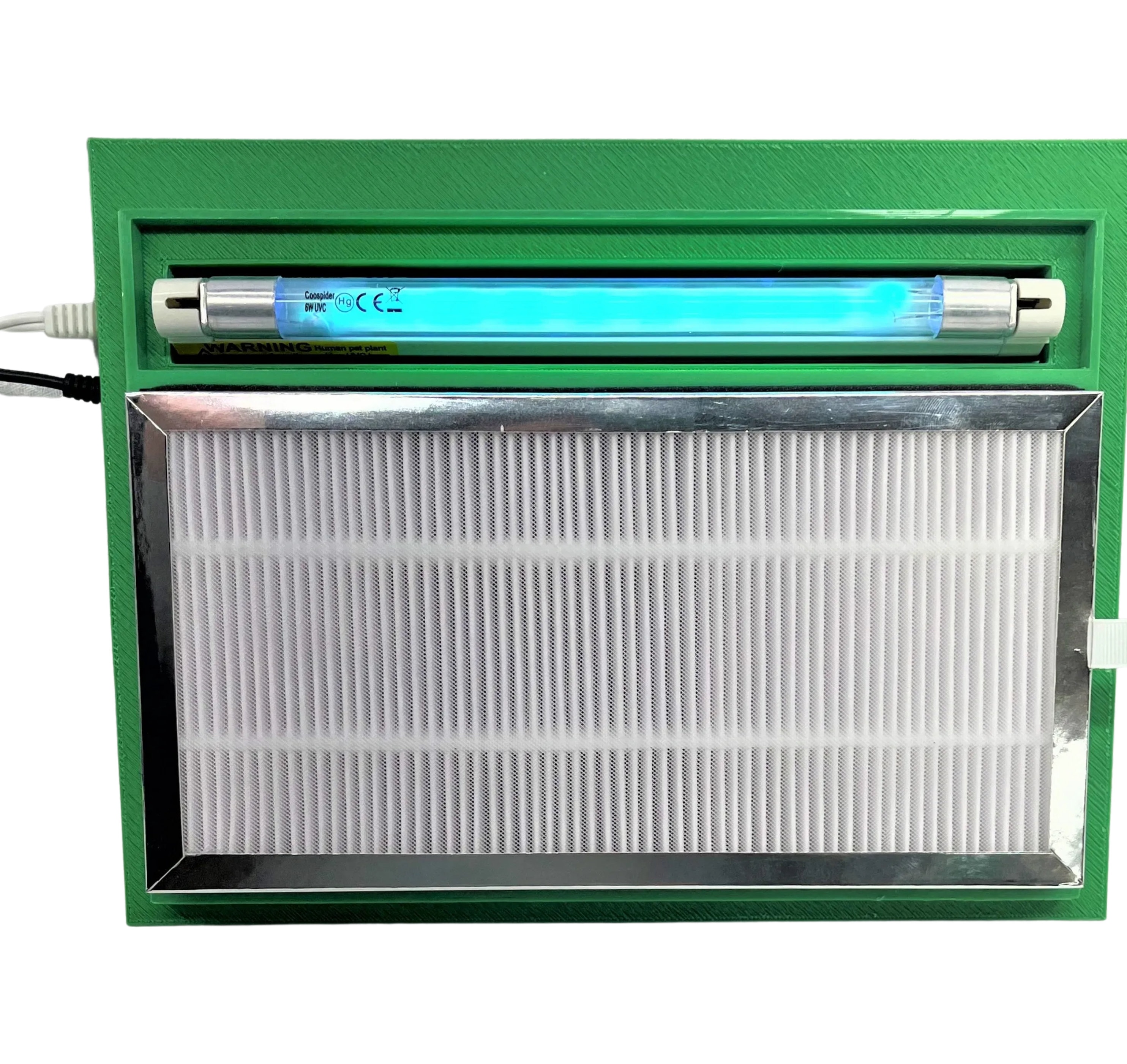 DIY Laminar Flow Hood With UV Sterilization Light, Sterile Work Area