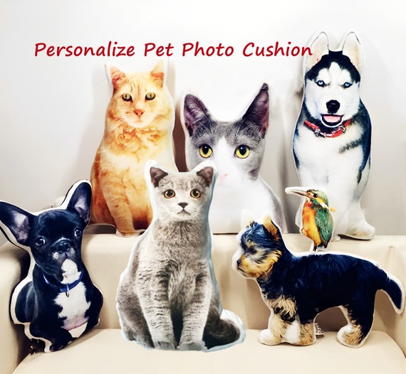 Personalized Pet Photo Cushion DIY Toys Dolls Custom Cat Dog Etsy
