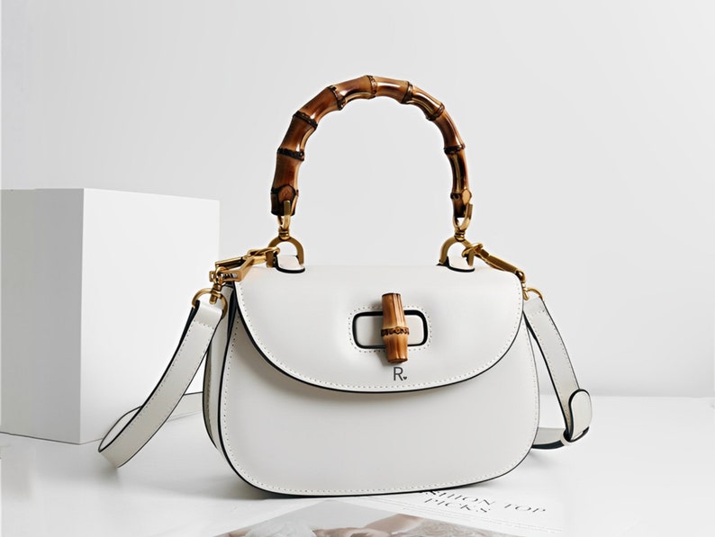 Cowhide handbag,Custom name handbag,Women's shoulder bag,Cross body bag,Anniversary Gift Trendy Birthday Gift White