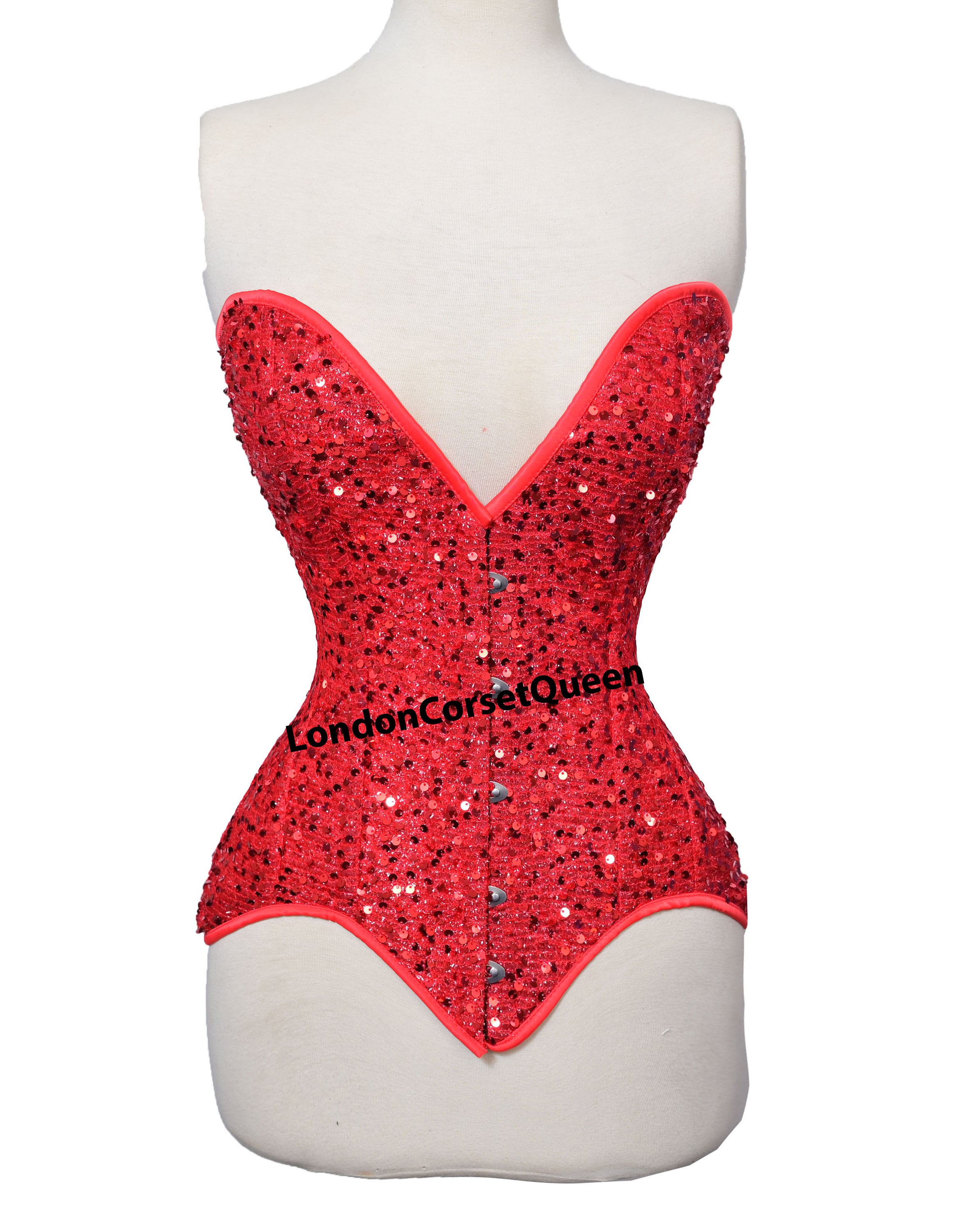 Red satin corset España