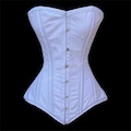 Heavy Duty Double Steel Boned Hourglass Corset Women's Overbust Waist Trainer Cotton Corset 8555