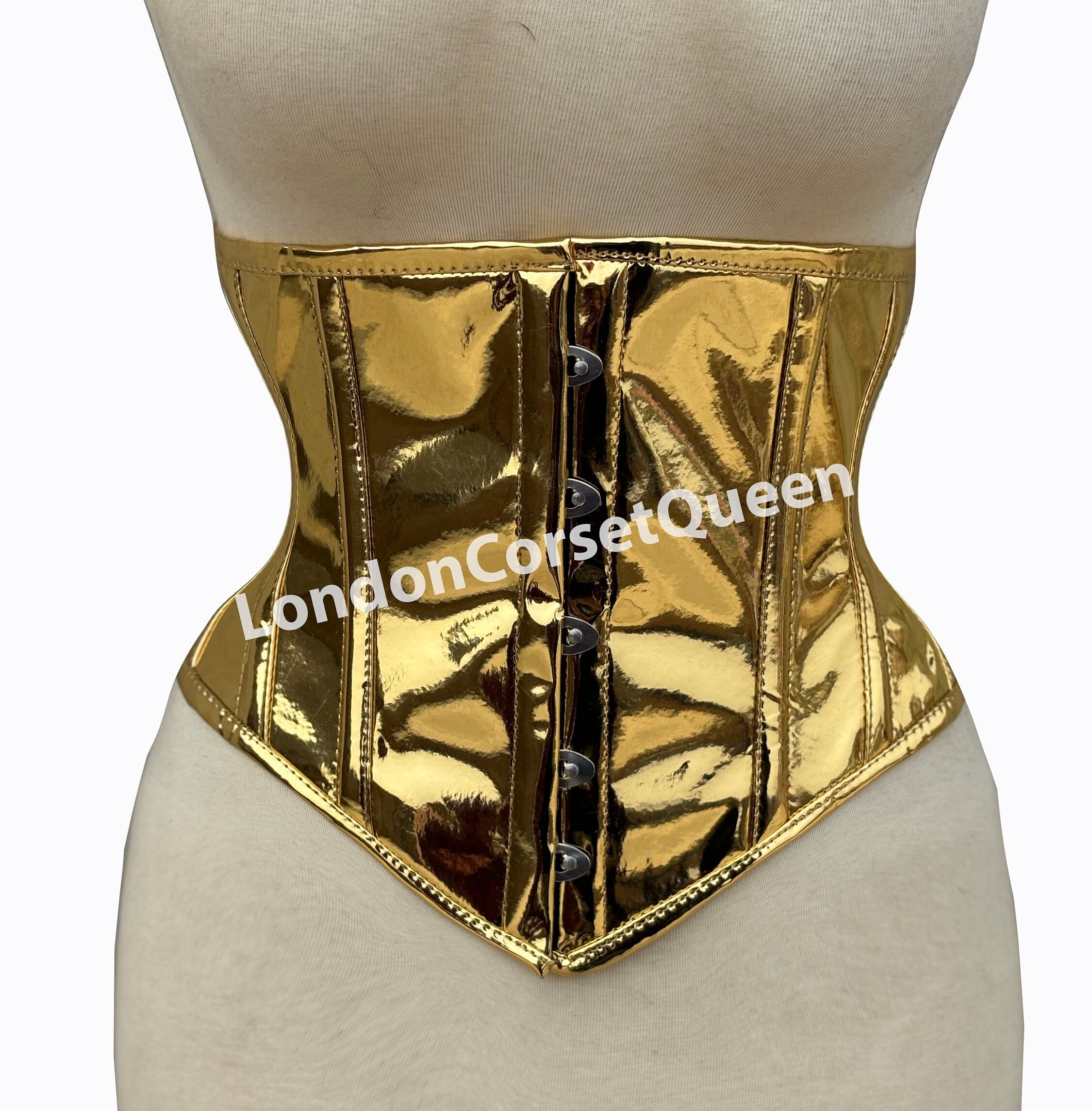 gold waist cincher belt