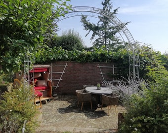 Arches à Rosiers Massifs Pergola Paris Arche RONDE Aide à l'escalade Jardin