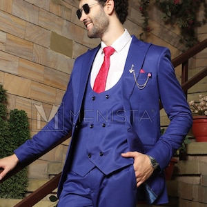 Royal blue coat pant price outlet