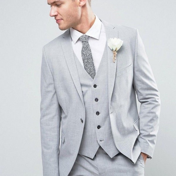 Black and Grey Suit - Etsy