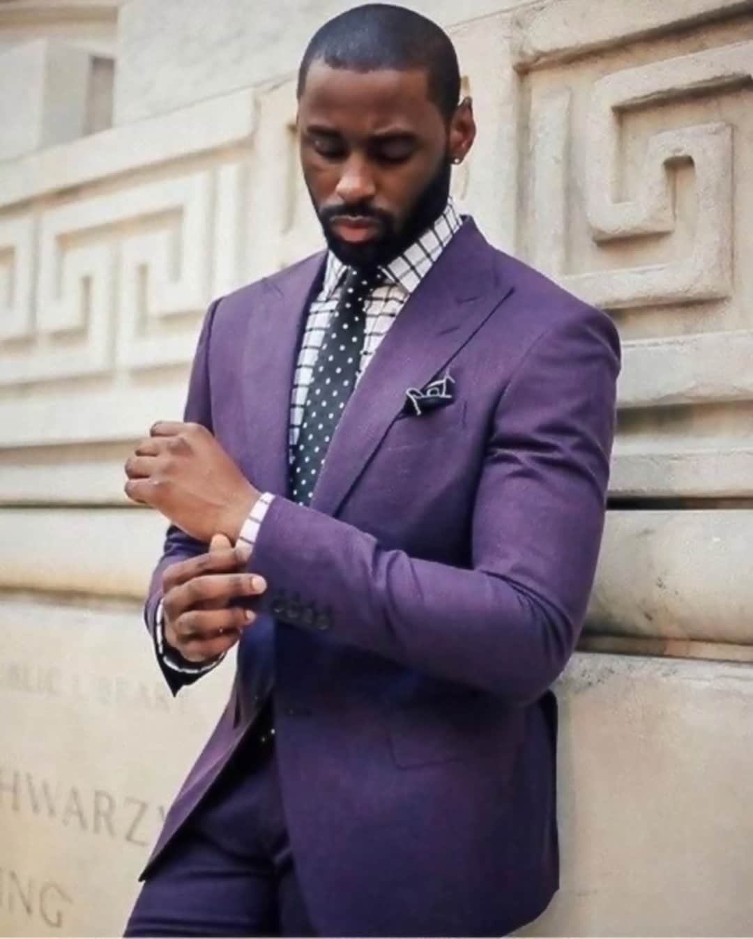 Menista Suit Classy Two Piece Purple Mens Suit for Wedding, Engagement ...