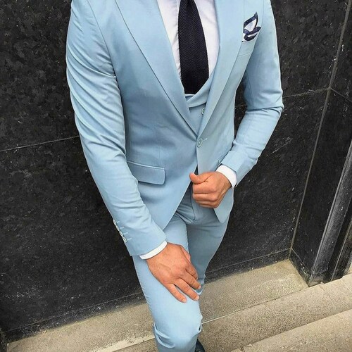 Menista Suit Elegant Three Piece Beige Mens Suit for Wedding - Etsy