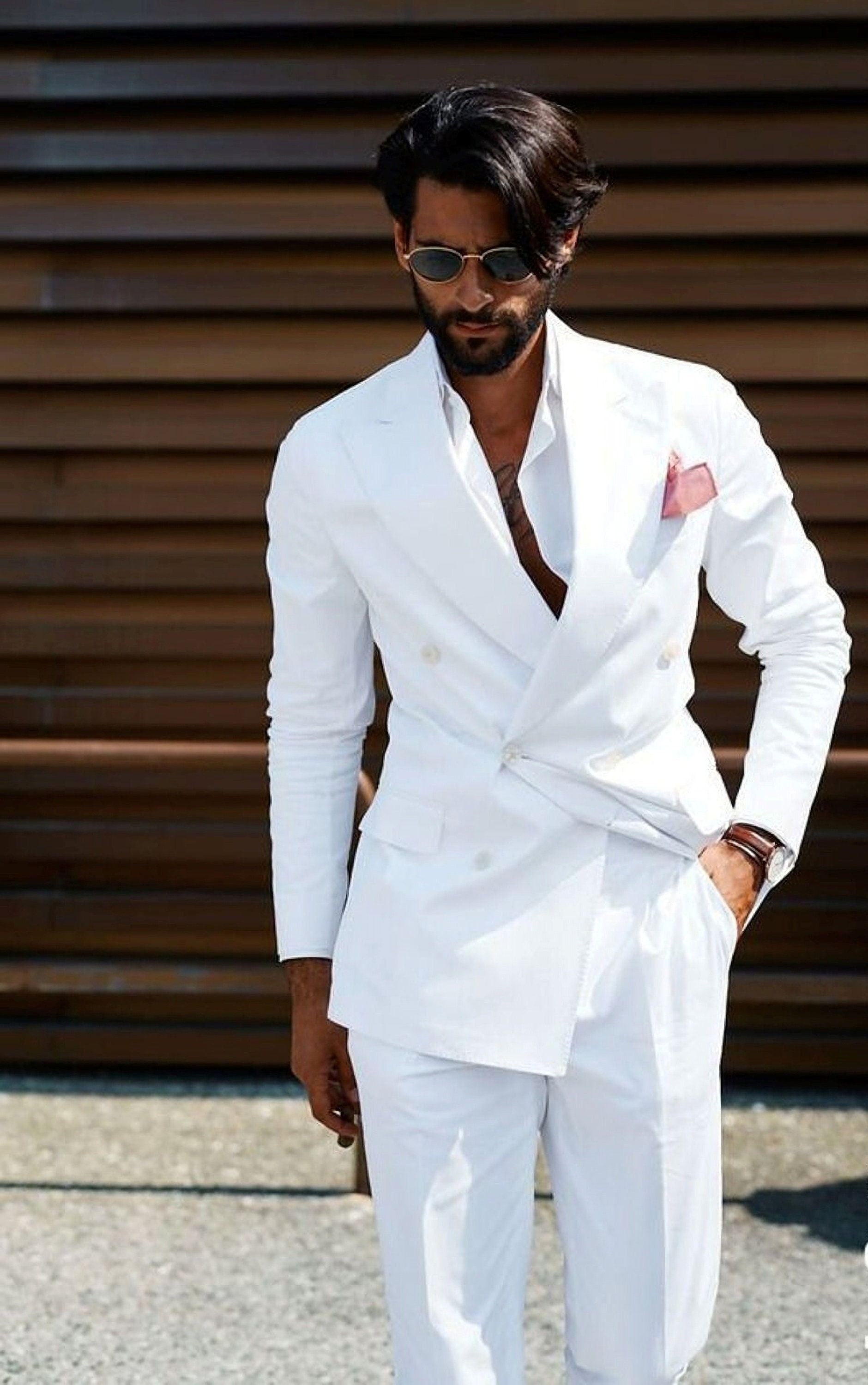 Buy White Suit Men Online In India 