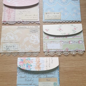 Decorated Envelope / ephemera envelope / junk journal supplies / craft kit / image 2