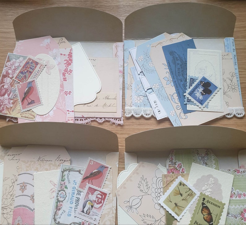 Decorated Envelope / ephemera envelope / junk journal supplies / craft kit / image 8
