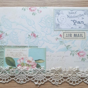 Decorated Envelope / ephemera envelope / junk journal supplies / craft kit / image 4