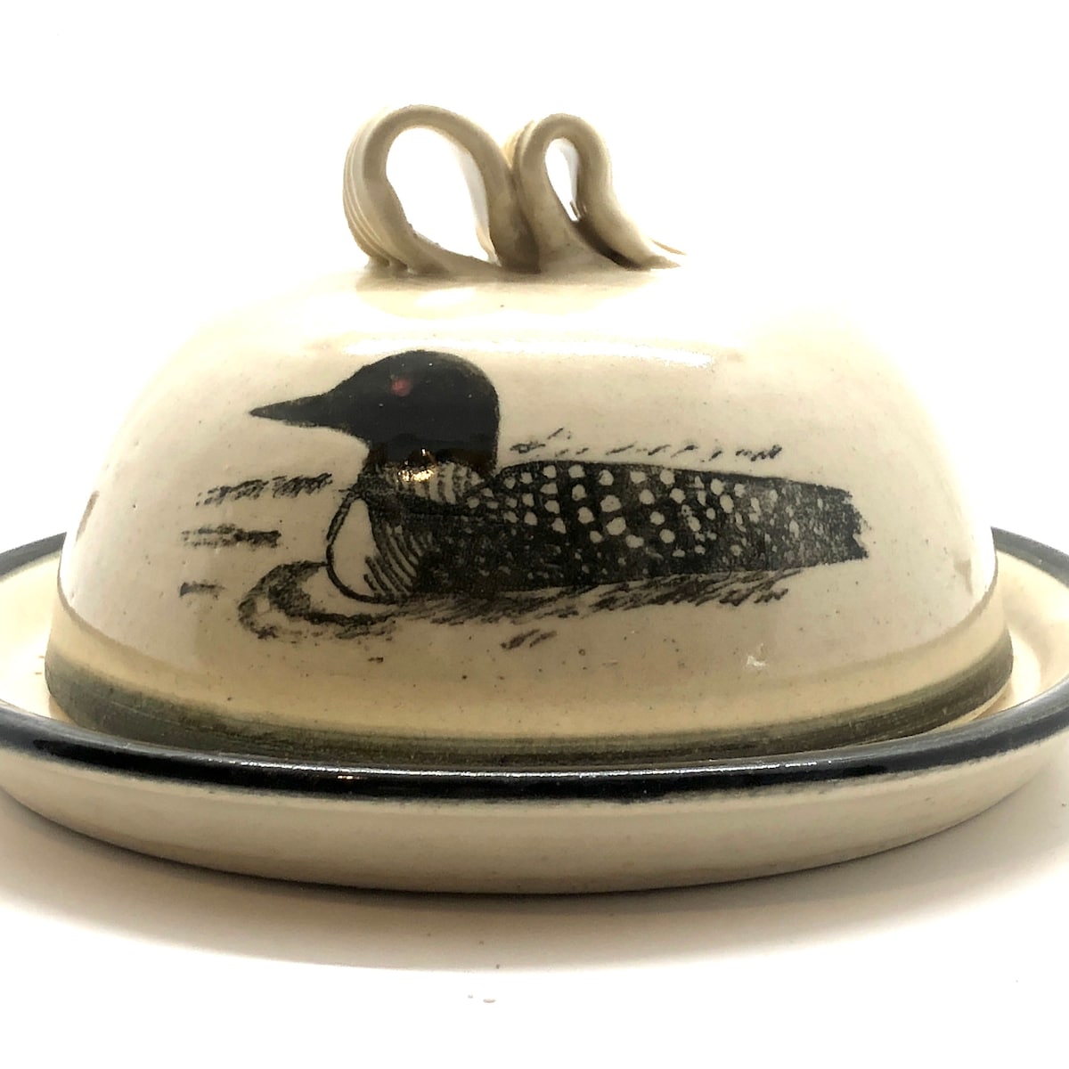 Loon Design Butter/cheese Server - Etsy