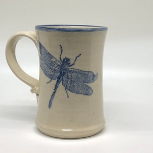 Handmade Dragonfly mug