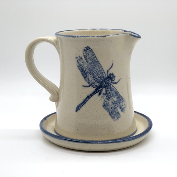 Handmade Dragonfly Syrup Pitcher