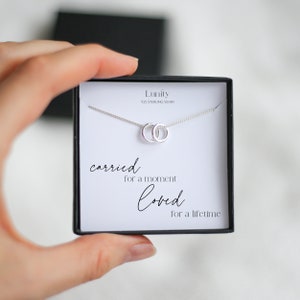 Miscarriage Necklace, Miscarriage Gift, Baby Loss Necklace Gift, Memorial Jewelry, Mama Of An Angel, 925 Sterling Silver