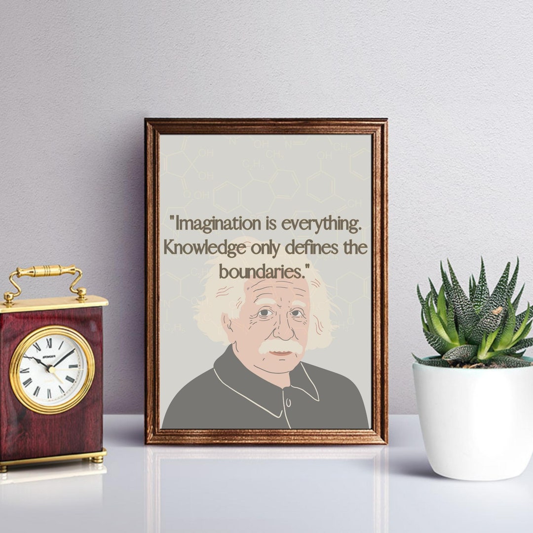 Albert Einstein Printable Quotes Digital Wall Art citations - Etsy France