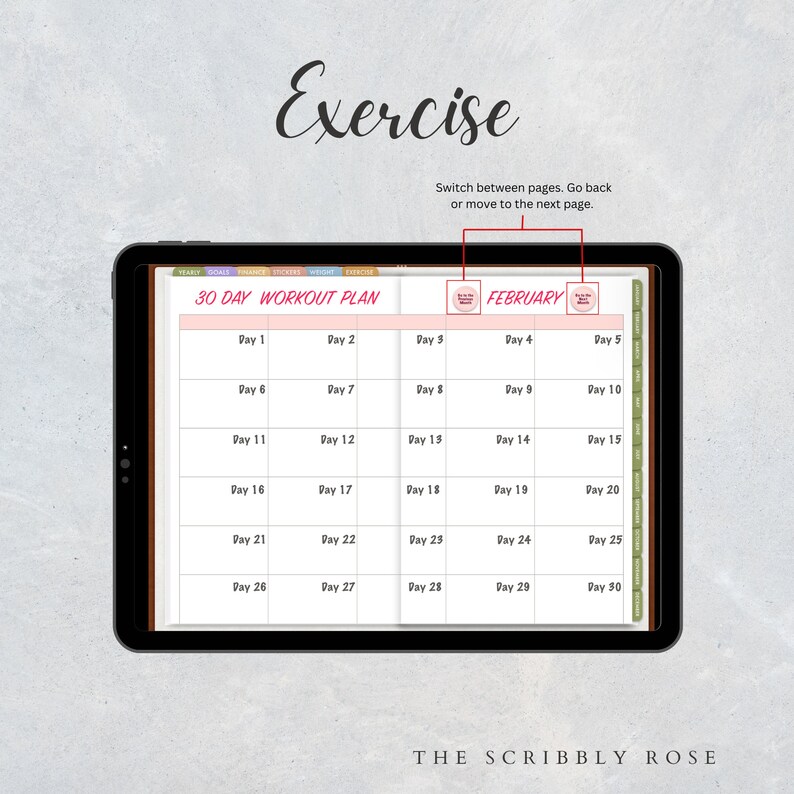 Editable 2023 Keynote Digital Planner All in One Planner Etsy