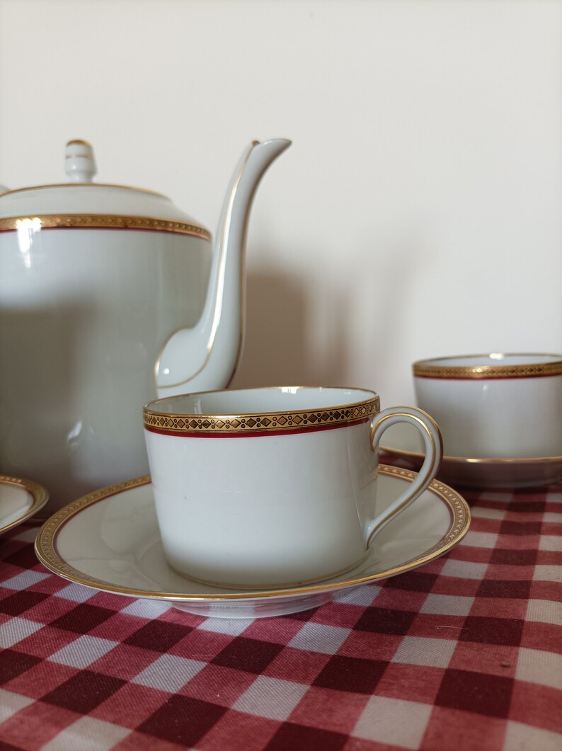 Haviland Tea Set Limogescoffee Set Limoges Unic 12 Rue De Etsy