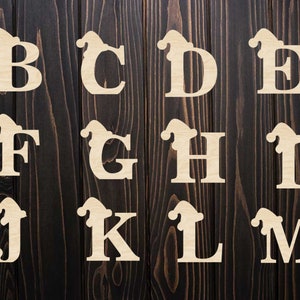 Snowcap Leters Snow Cap Alphabet Letters and Numberslaser Wood Cut-out - Etsy
