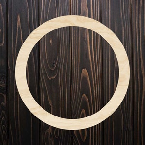 24 Unfinished Wood Circles - Pack of 5 , Birch Plywood , Round Wood  Cutouts , Blank Circle Boards - DIY Arts & Crafts , Painting , Pyrography 