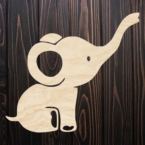 Elephant Cut Out - Etsy