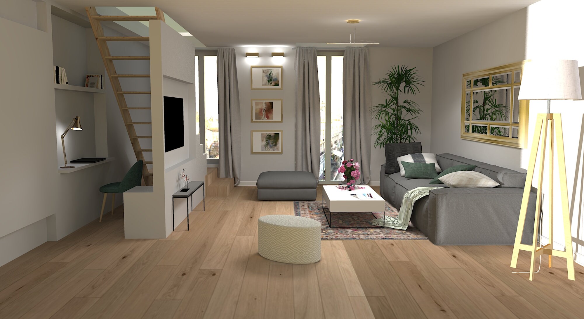 Interior Design Rendering/Intérieur en 3D ?????? ????????? 3D-?????????