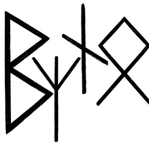 Clip Art Viking Runes Elder Futhark Alphabet & Bind Runes PNG Digital ...