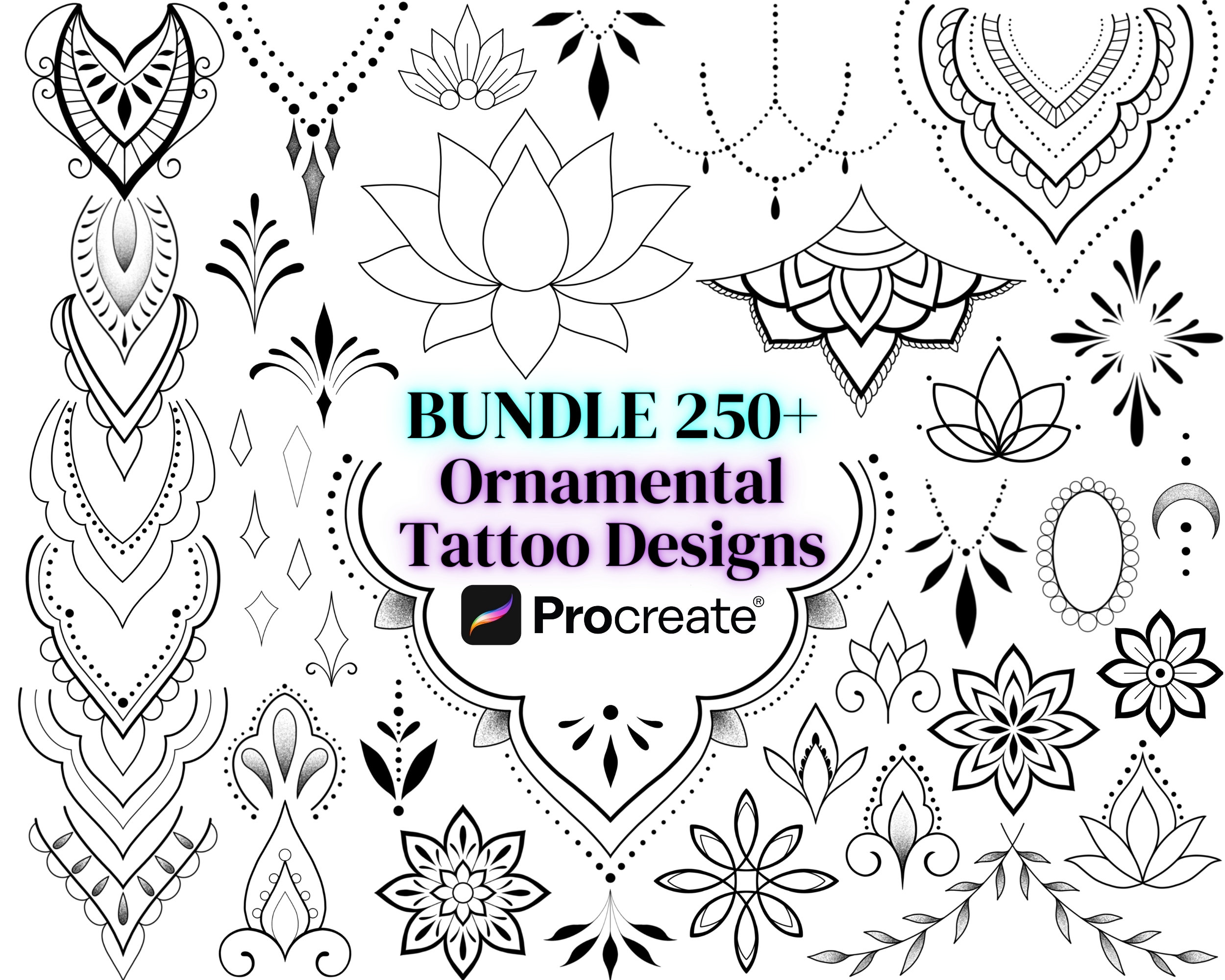 Tattoo filigree - Etsy België, image size:2500x2000