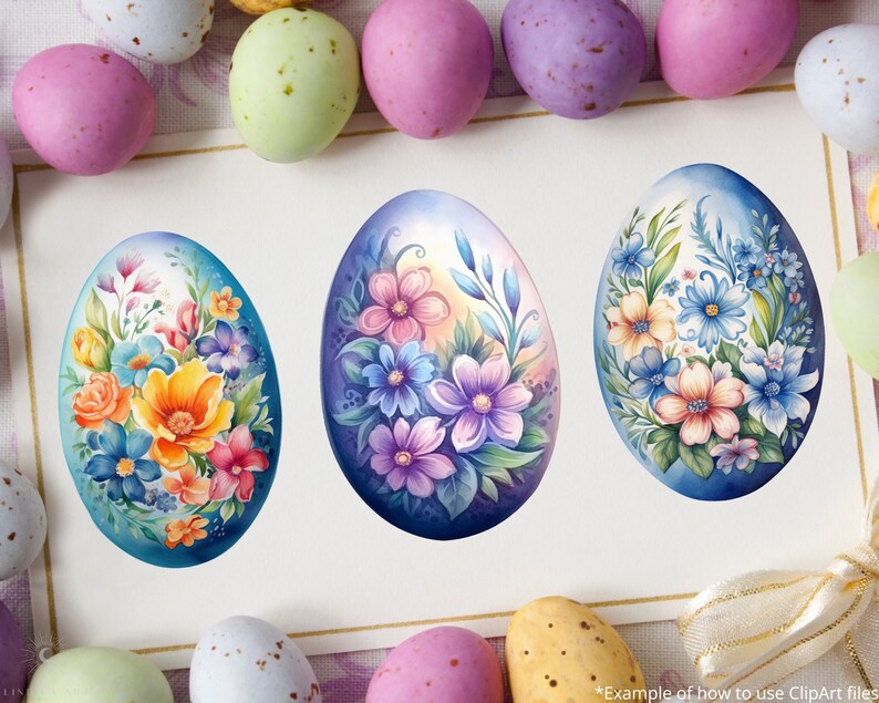 Watercolor Easter Clipart BUNDLE 226 PNG Files, Easter Bunny Floral ...