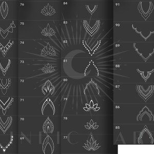 Procreate Stamp Brushes BUNDLE, Ornamental Mandala Flowers, Build Your ...
