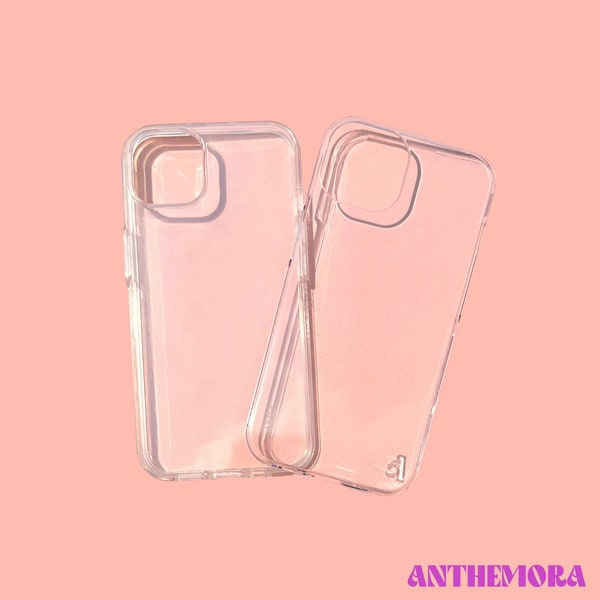 Unique Interchangeable Clear Phone Case with Trendy Designs for Gen-Zers and Kpop Stans or Phone Case Stickers | ANTHEMORA