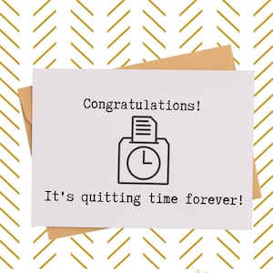 Funny Retirement Card| Card for Boss| Good Luck Card| New chapter Card| Retirement Calendar | Fun leaving work Card| Hilarious freedom card