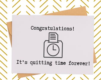 Funny Retirement Card| Card for Boss| Good Luck Card| New chapter Card| Retirement Calendar | Fun leaving work Card| Hilarious freedom card