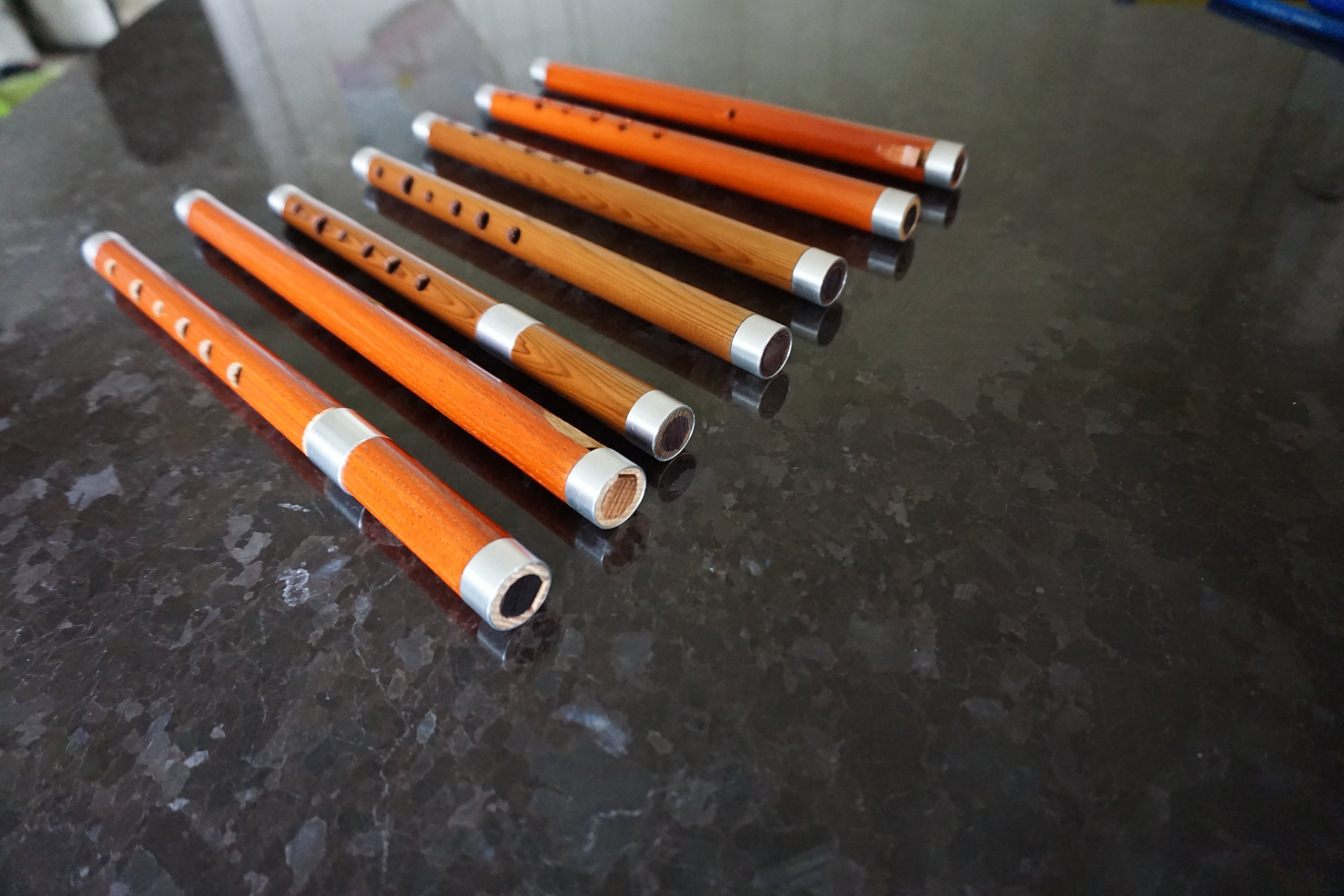 Serbian Flute (frula) With Two Aluminum Rings (one Part) - Etsy