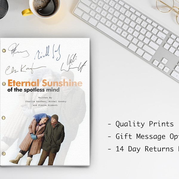Eternal Sunshine of the Spotless Mind Screenplay Poster! Etsy