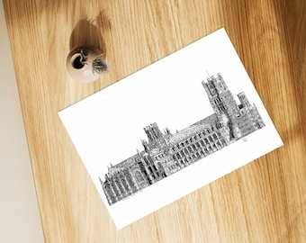 Ely Kathedrale von der Nord-Westen