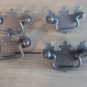 Vintage Drawer Pulls Handles Lot of 4 with 2 inch screw width
