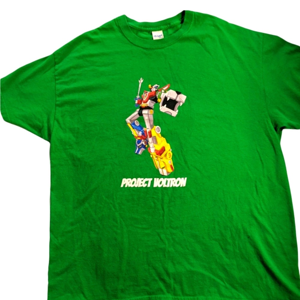 Vintage Voltron Green Shirt Project 