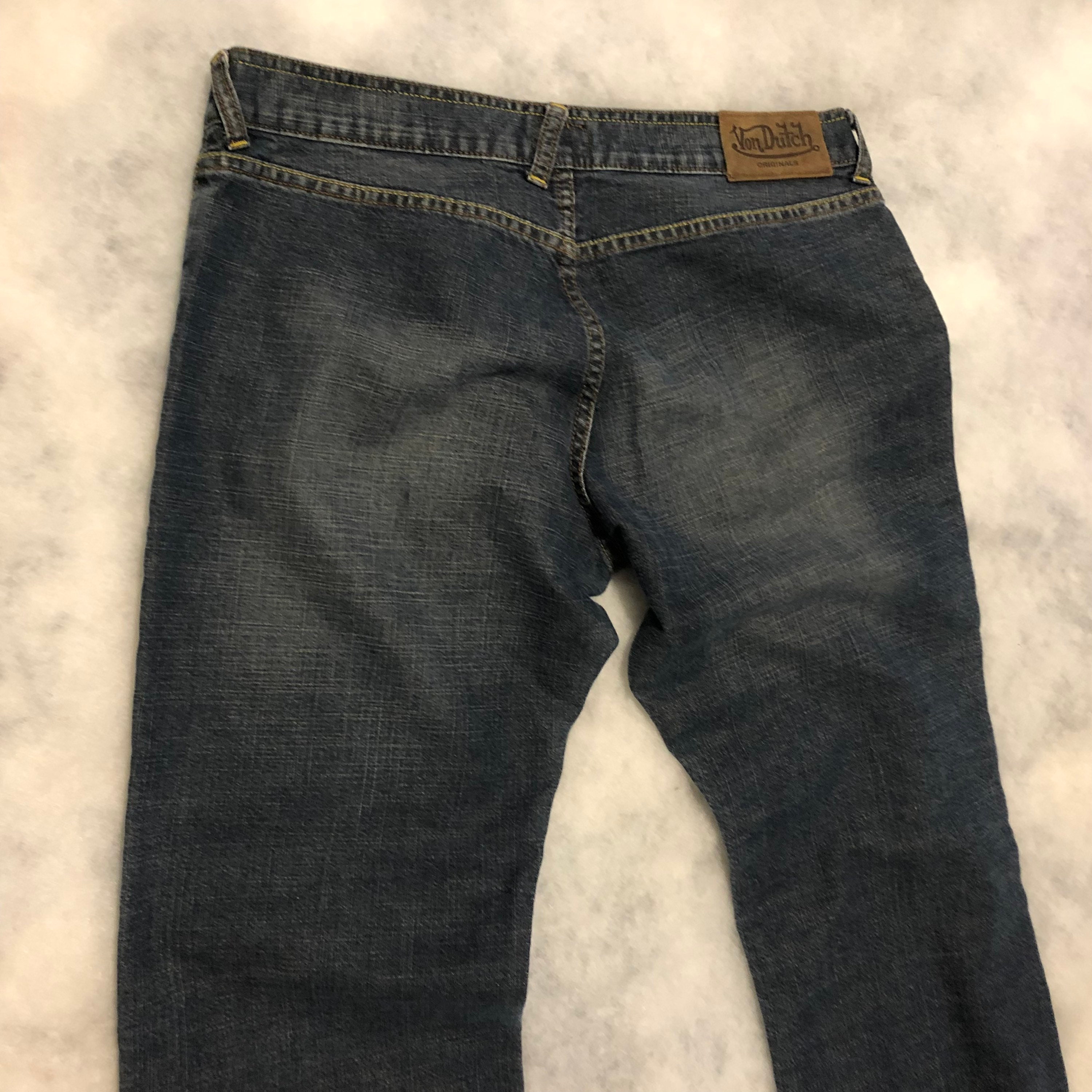 Vintage Rare Von Dutch Graphic Denim 