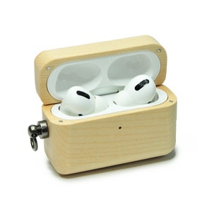 Maple Wood AirPod Pro 1st and 2nd Case