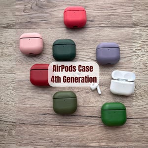 Custodia per AirPod 4 con iniziali, regalo personalizzato per un compleanno unico, idea regalo per uomo, custodia per AirPod in pelle con monogramma, 4a generazione, per donne amanti della tecnologia, accessori