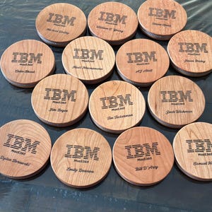 Personalized Corporate Wireless Charger: Engraved Logo, Employee Gift