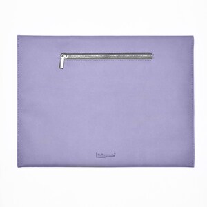 Purple Laptop Sleeve with pen holder and back pocket