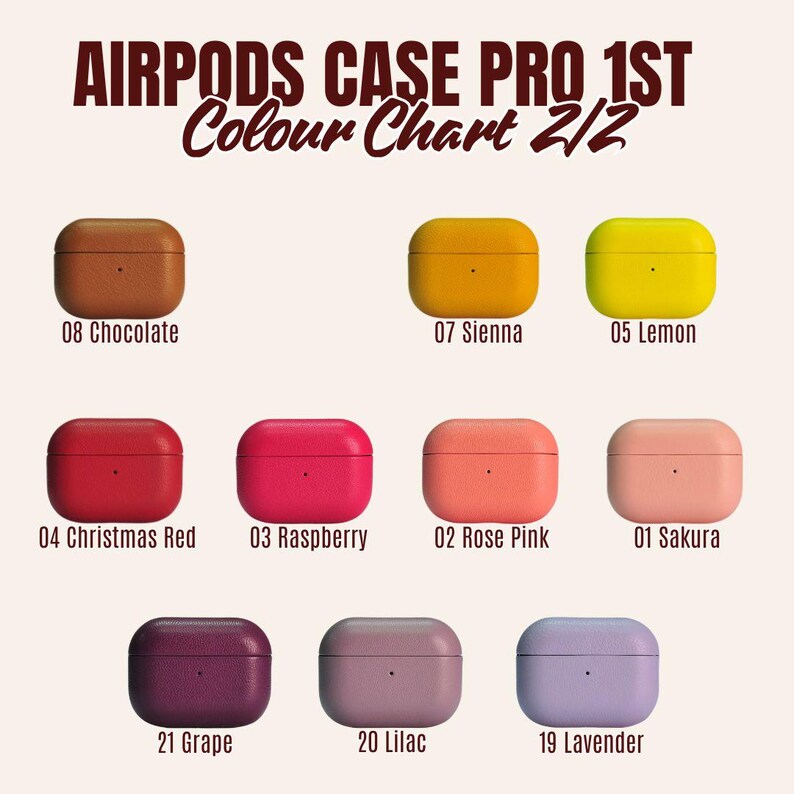 Leather AirPod Case 3rd Gen for Sister Birthday Gift